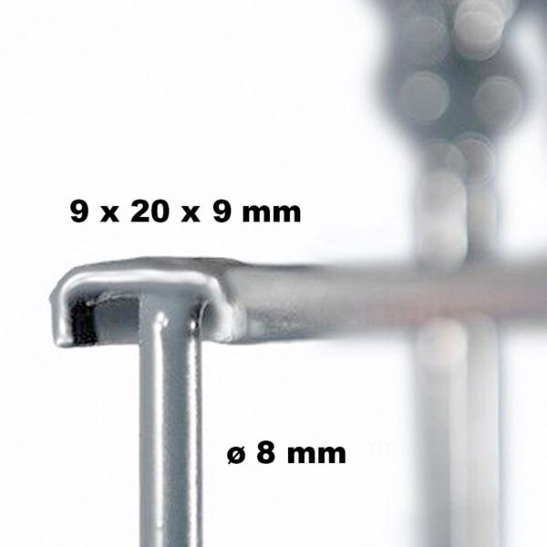 Dekorpforte U-Profil schwere Ausführung, Ornamentfüllung, Drahtstärke 8 mm