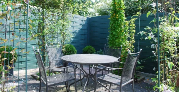 Betonzaunplatte mit Flechtmotiv aus Beton – Standard S Serie