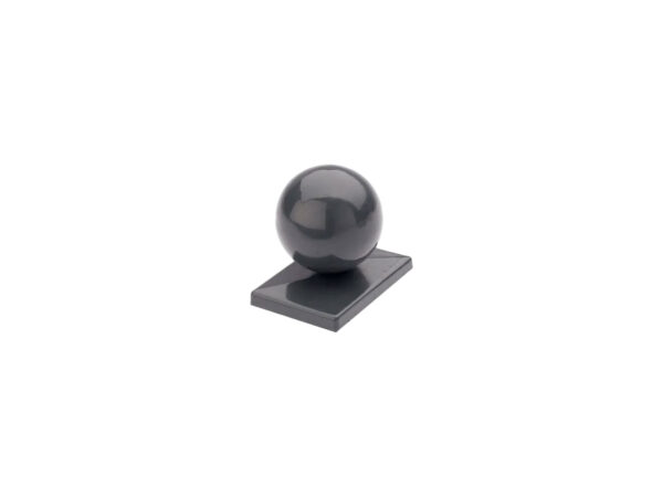 Kugelkappe mit Eisenhohlkugel-Aufsatz Ø 50 mm für Pfosten 60/40 mm