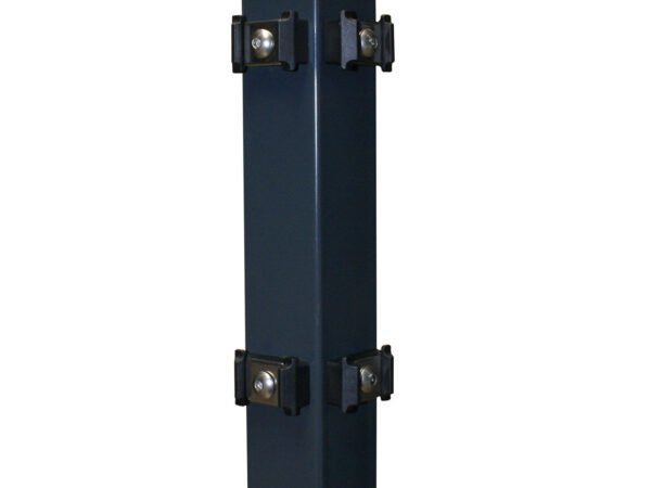 Eck-Zaunpfosten-Set 60x40 mm für Doppelstabmatten – Stabile Lösung für Zaunecken
