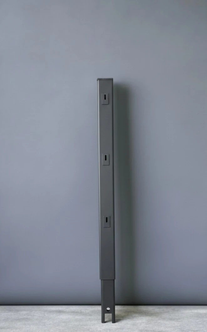 Abweiser gerade anthrazit